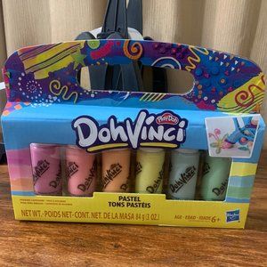 PlayDoh DohVinci 6-Pack Drawing Compound - Pastel